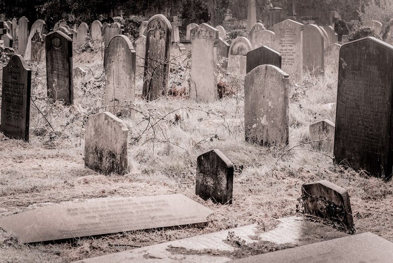 scare scary celtic and churchyard 4k