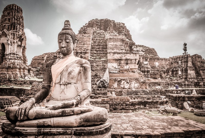 bangkok ayutthaya thailand and buddhism 4k