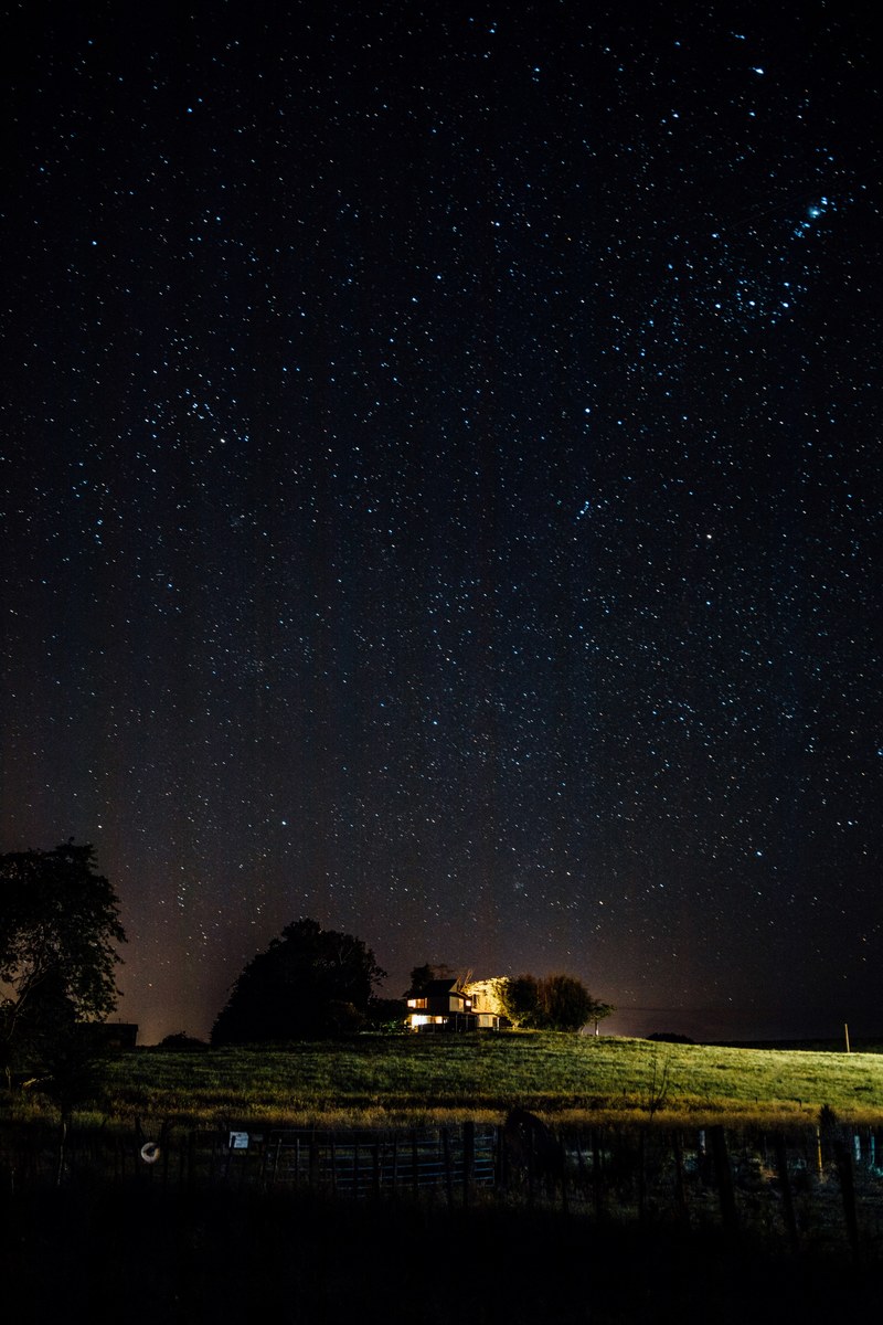 night dark milky way and stars hd, 4k