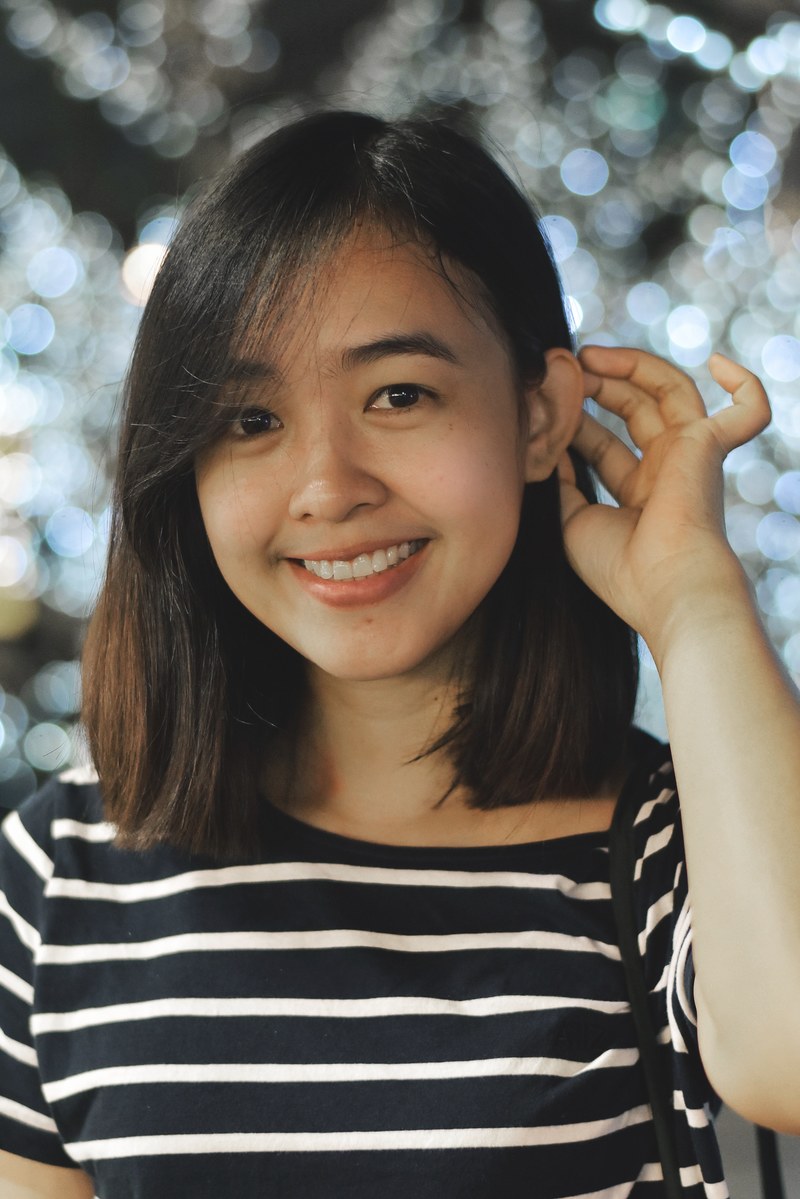 smile girl 4k
