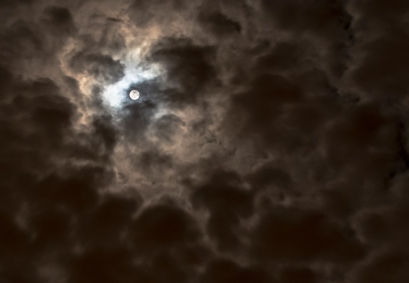 the full moon on a cloudy sky over greece, full moon over greece 4k