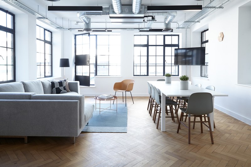 interior sofa office and armchair 4k