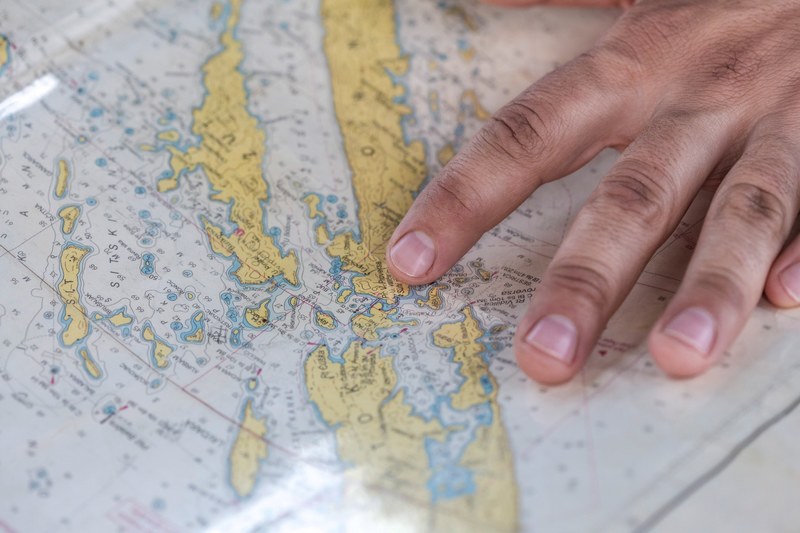 map hand finger and cartography 4k