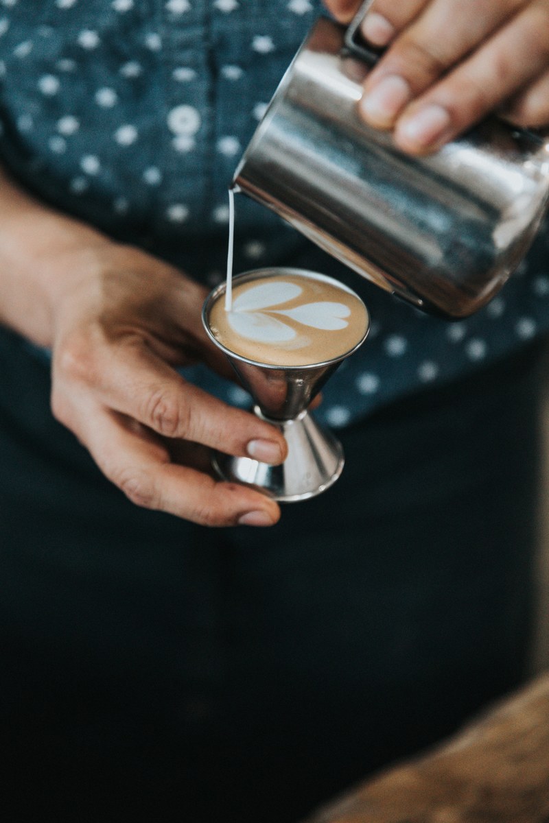 pouring coffee latte and cappuccino hd, 4k