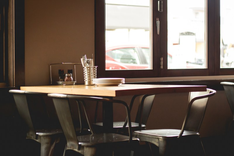 diner table restaurant and chair 4k