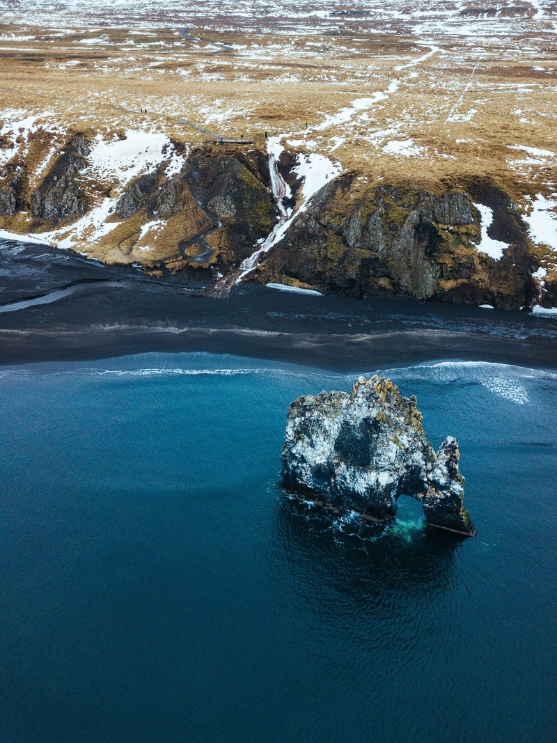 coast rock cliff and water hd, 4k