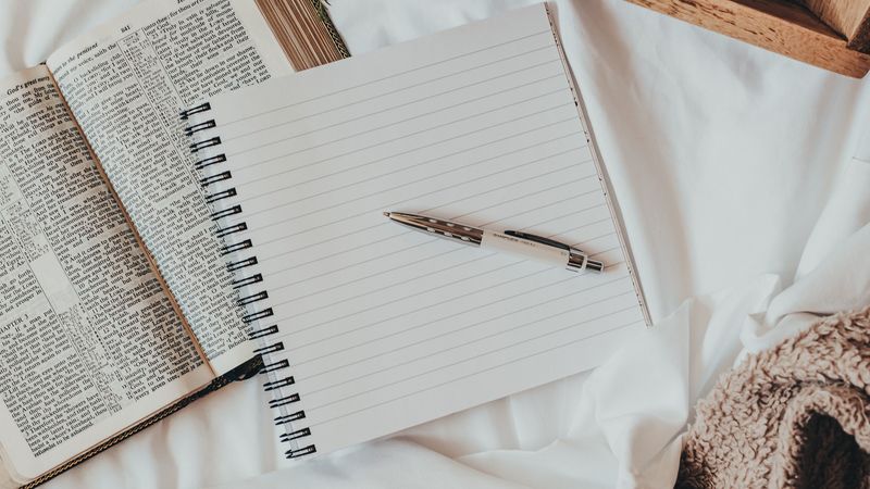 notebook, coffee, book, still life, 4k