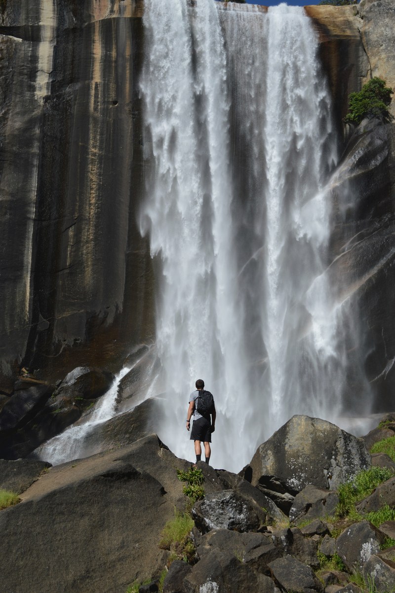 river waterfall mountain and yosemite hd, 4k