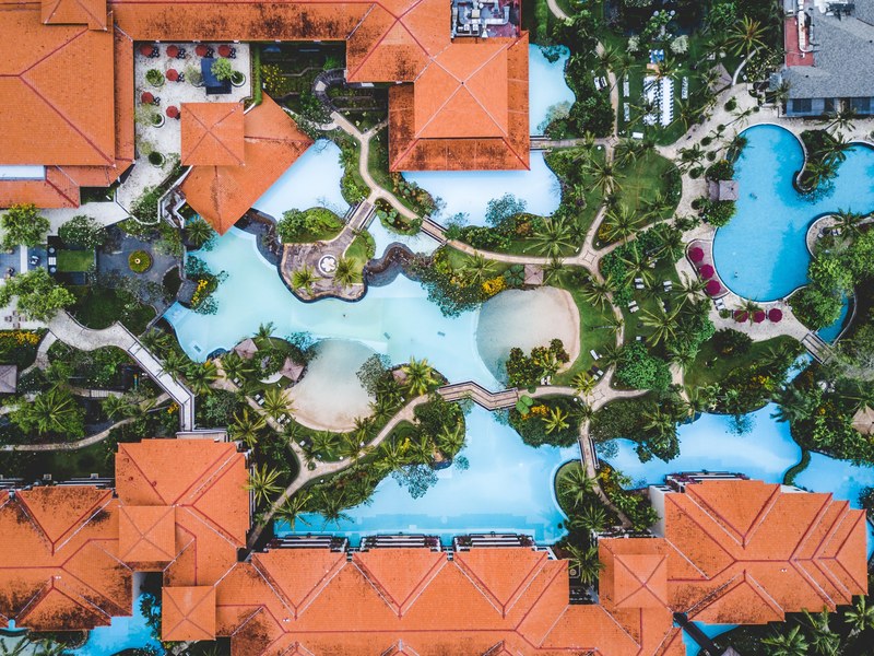 garden pools 4k