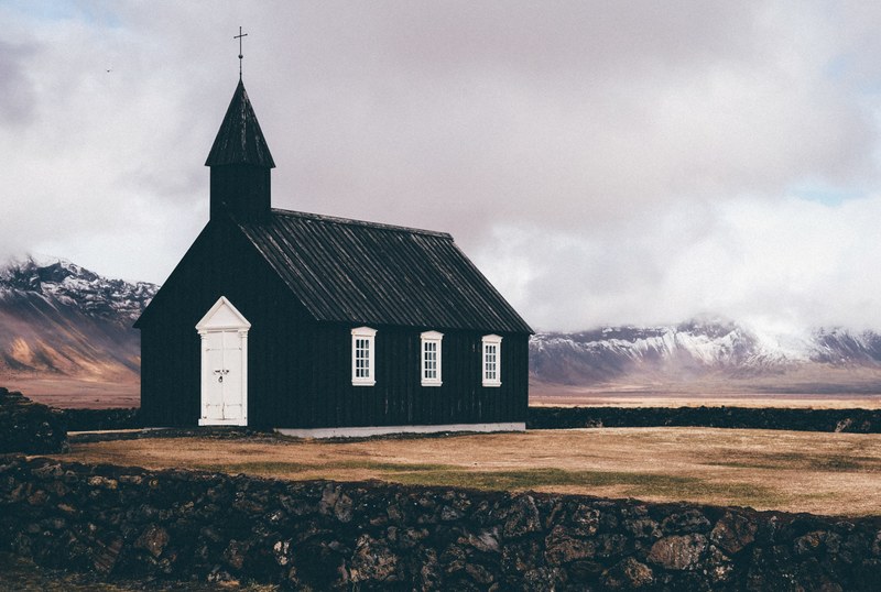 church building wooden and structure 4k