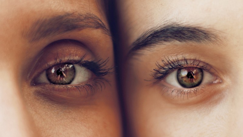 eye eyebrow side by side and couple 4k