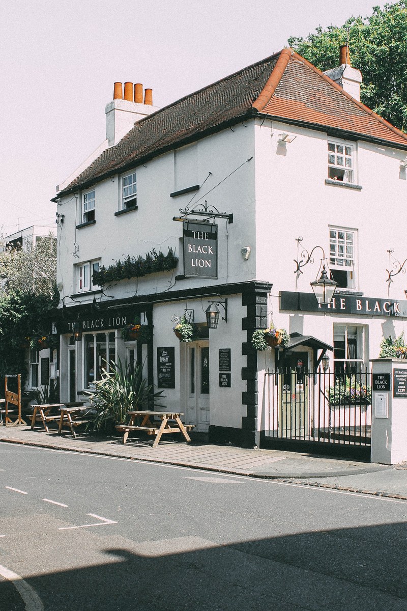 house london and the black lion hd, 4k