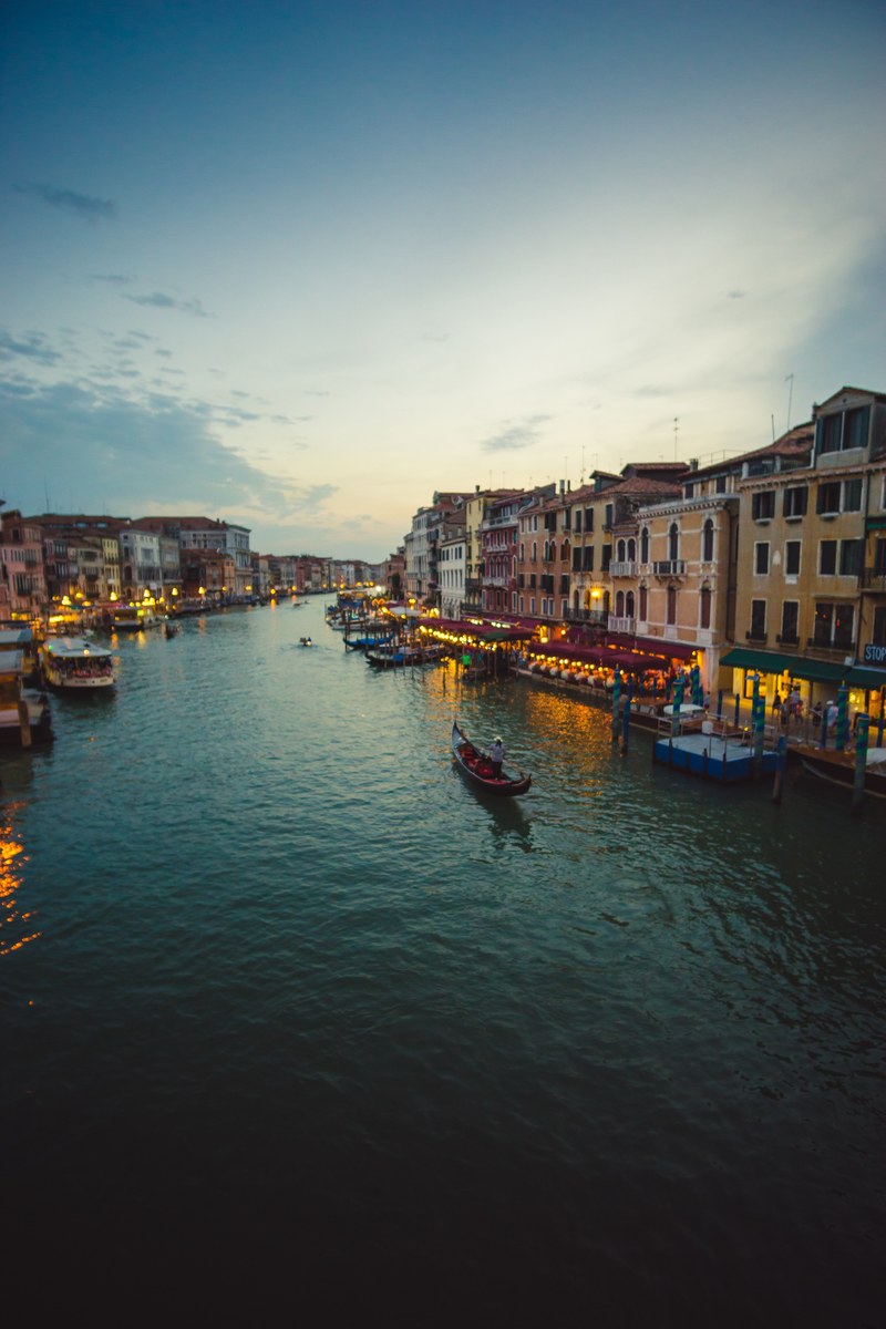 boat italy far away and gondola hd, 4k