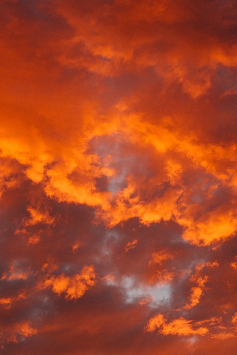 red orange weather and sun hd, 4k