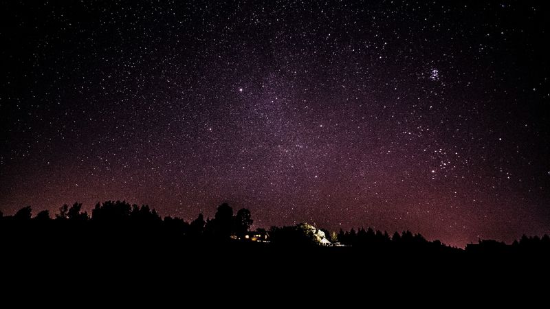 starry sky, night, stars, sky, 4k