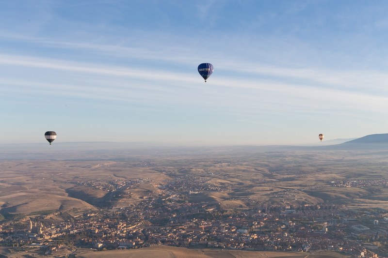 balloon fly flying and spain 4k