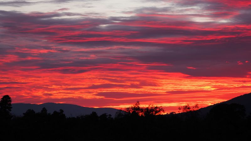 sunset, sky, clouds, 4k