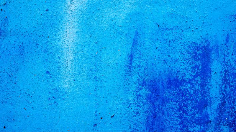 paint, wall, blue, stains, 4k