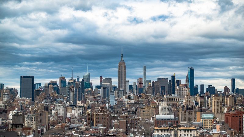 city, tower, skyscrapers, buildings, 4k