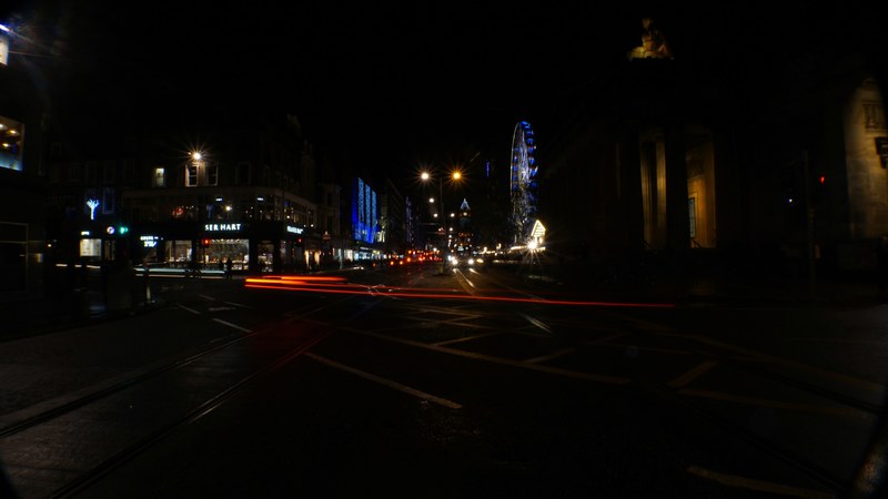 night light in edinburgh 4k