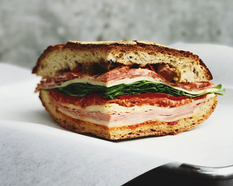 a sandwich with meats lettuce cheese and bread from kitson amp co sandwiches, italian sandwich 4k