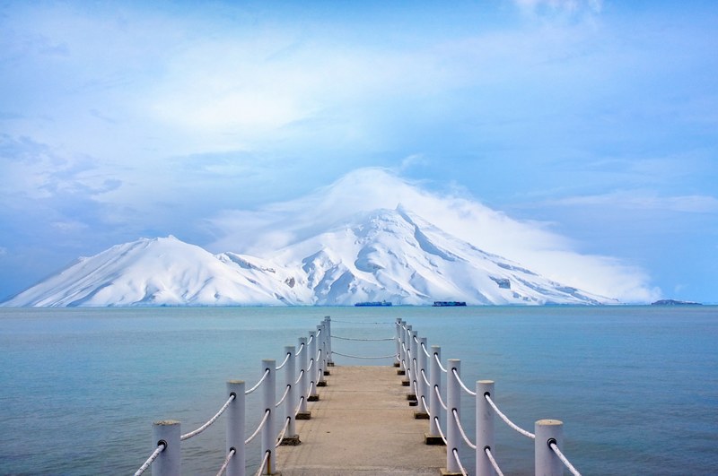 outdoor cloud mountain and scene 4k