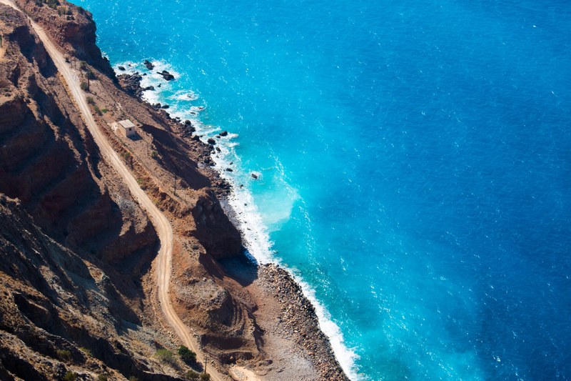 rock ocean sea and water 4k