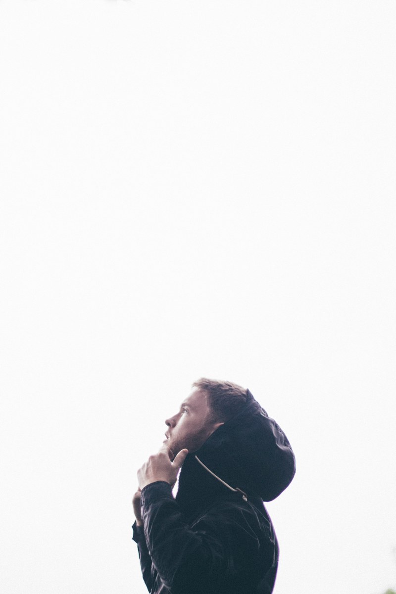 person and negative space hd, 4k