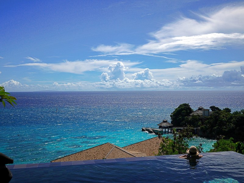 beautiful holiday horizon featuring blue sea at vanafi shangri la boracay resort and spa, vanafi shangri la boracay resort and spa 4k