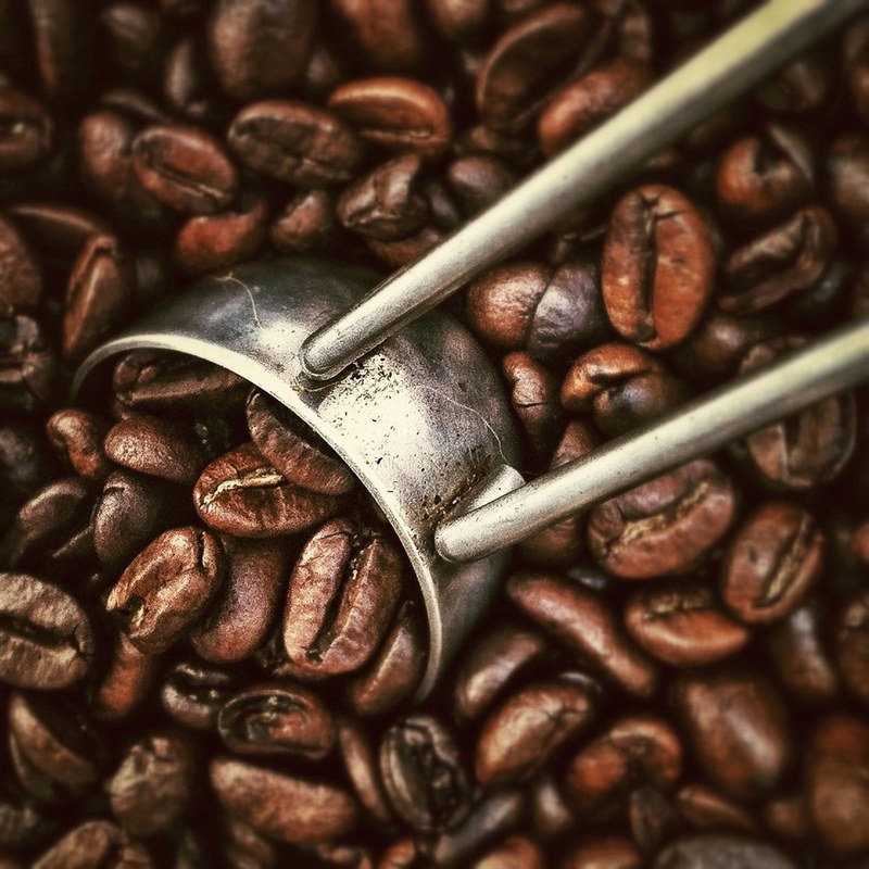 close up bean coffee machine and coffee shop 4k