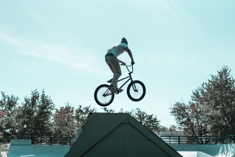 bike bicycle bmx and ramp 4k