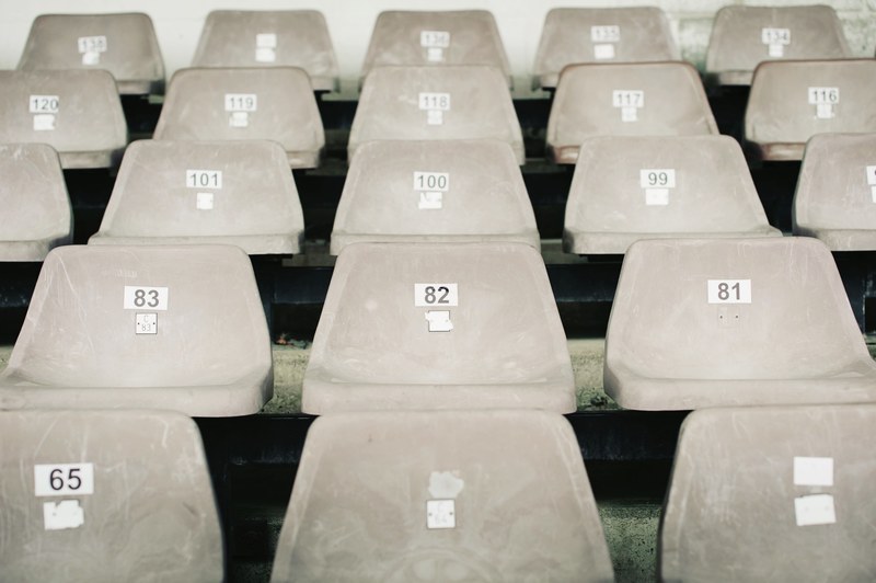 seat number seating and grey 4k