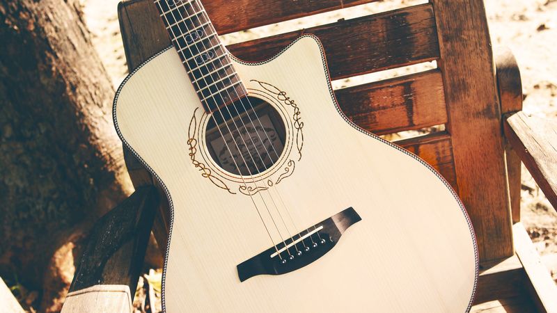 guitar, strings, musical instrument, 4k