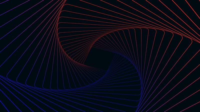spiral, lines, stripes, 4k