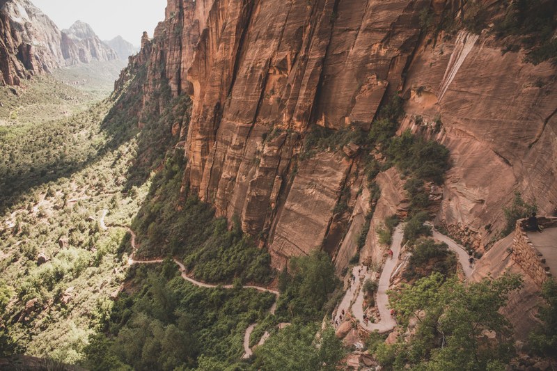 lush mountain landscape with rock formations and green valley, lush mountain landscape 4k