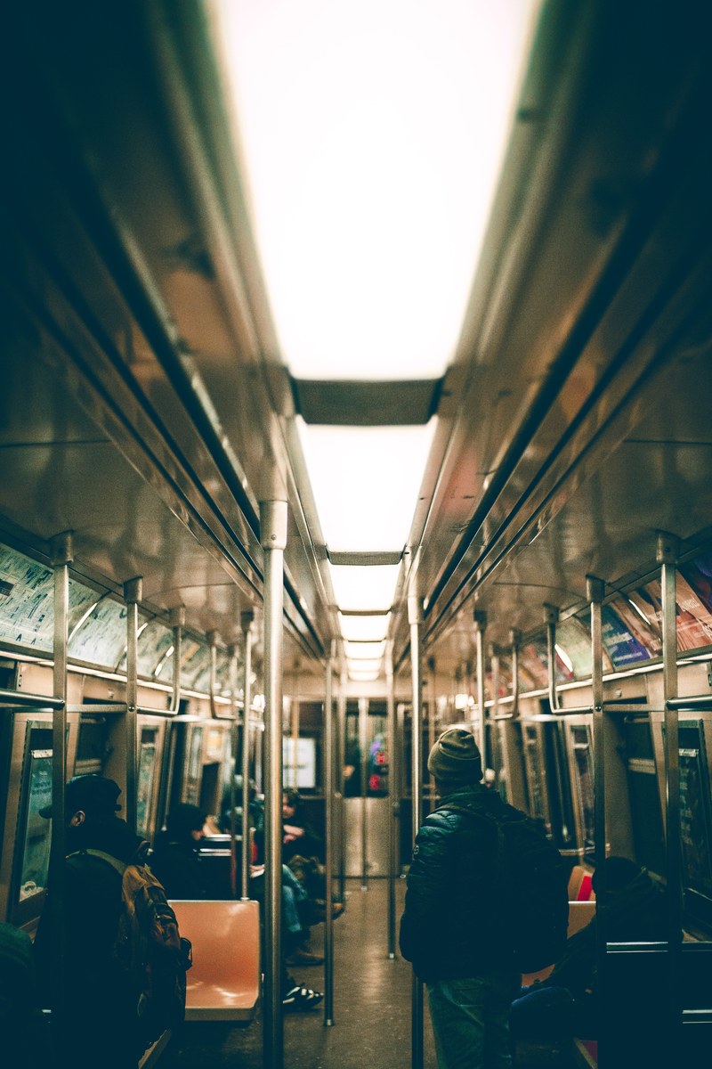 passenger train subway and new york city hd, 4k