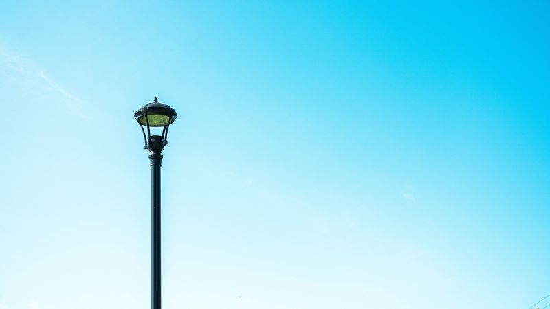 pillar, sky, minimalism, 4k