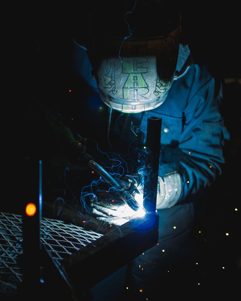 man male welding and workshop hd, 4k
