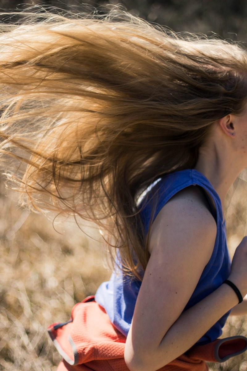freedom blowing hair running and run hd, 4k