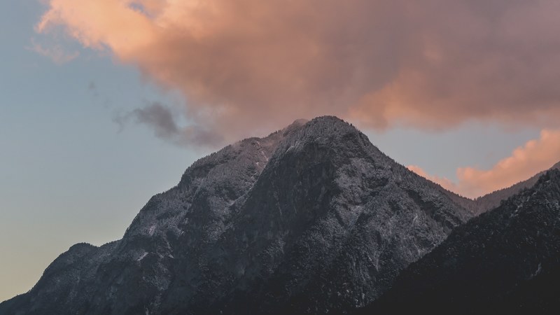 mountain outside outdoor and red 4k