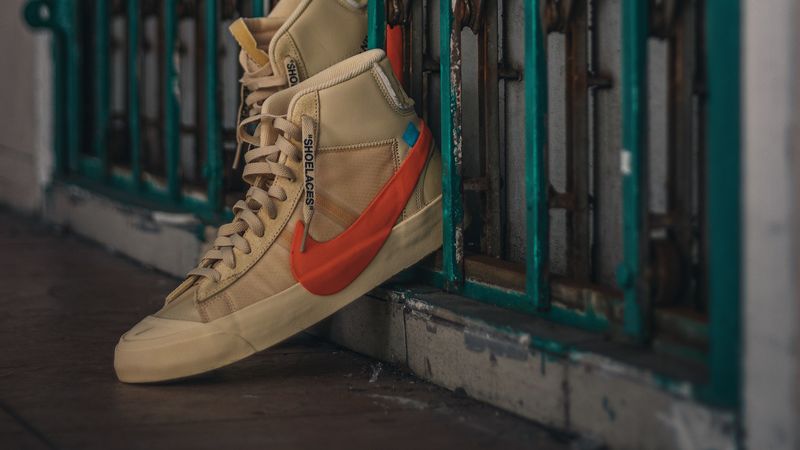 sneakers, fence, shoes, 4k