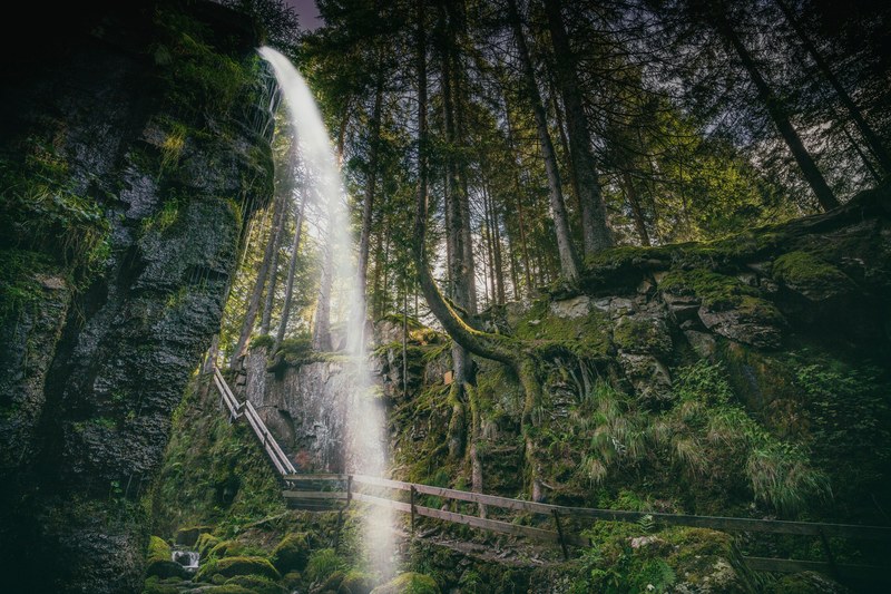 mystic waterfall 4k