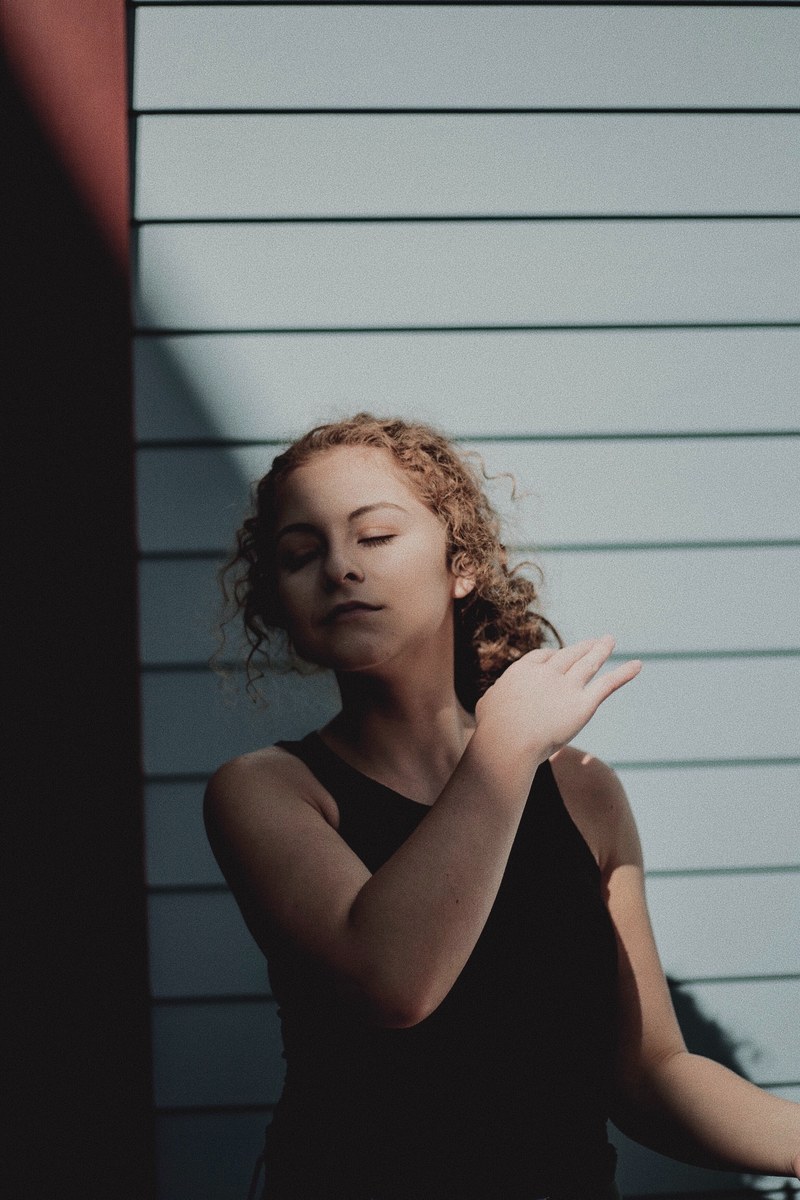 vsco golden hour portrait and red dress hd, 4k