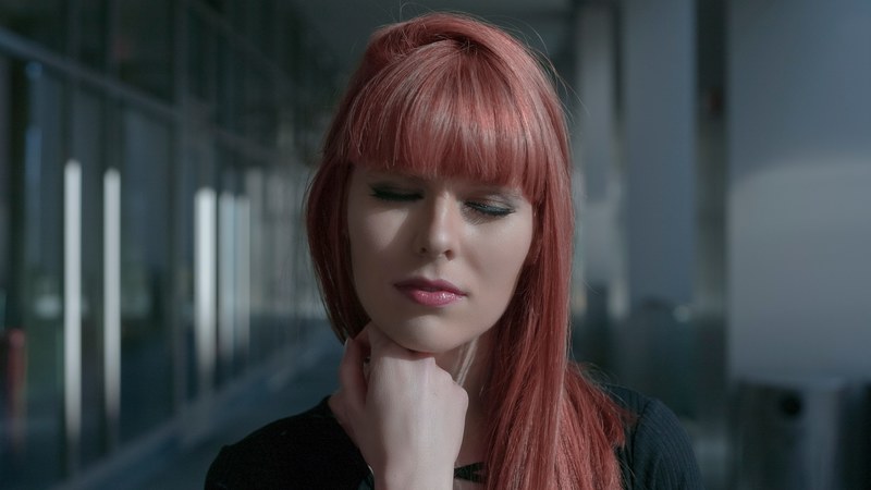 woman redhead lady and female 4k