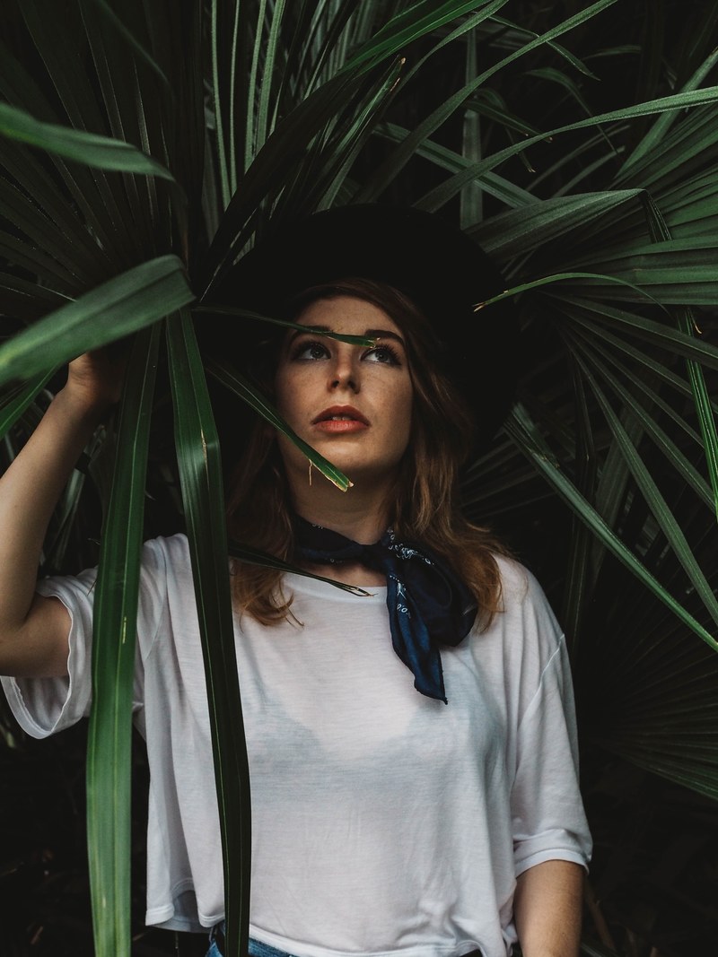portrait woman forest and folk hd, 4k