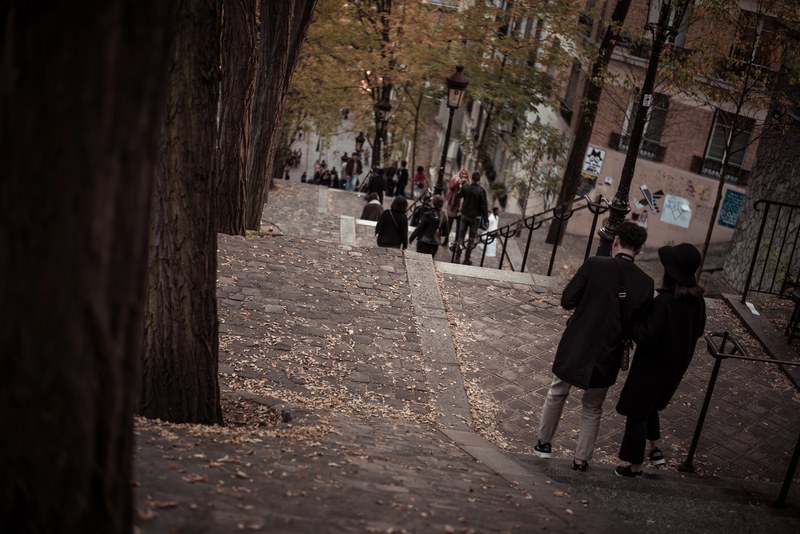 love autumn step and pari 4k