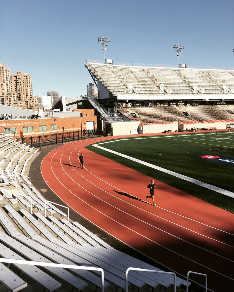 stadium track running and exercise hd, 4k
