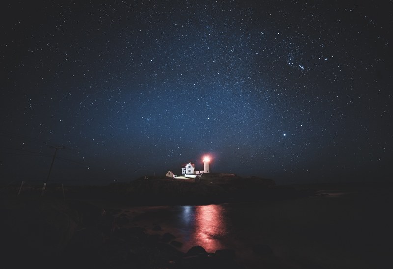 clear nights on the maine coast 4k