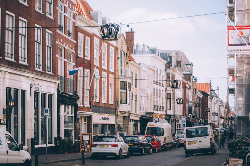 car hague netherland and urban 4k