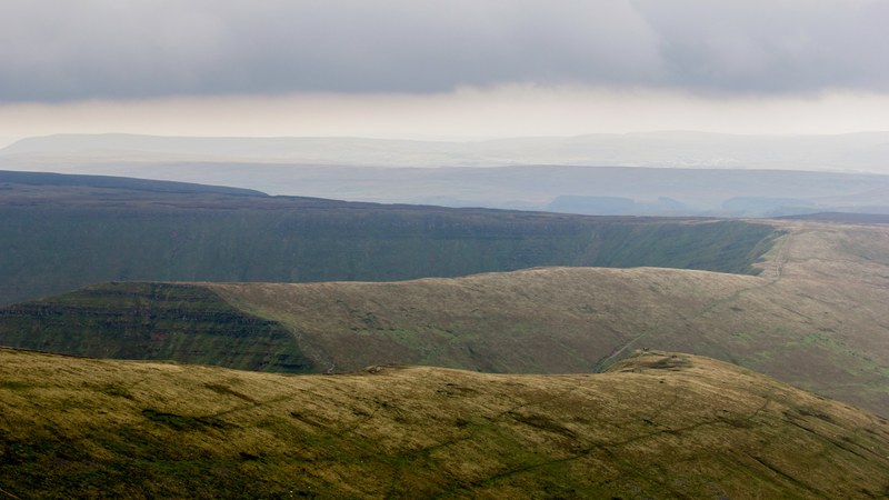 hill highland grassland and mount 4k